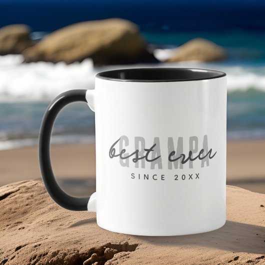 Beste Grampa ooit sinds 20XX Modern Simple Preppy Mok