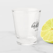 Beste Grampa ooit sinds 20XX Modern Simple Preppy Shot Glas (Links)