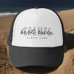 Beste Grampa ooit sinds 20XX Modern Simple Preppy Trucker Pet<br><div class="desc">Dit eenvoudige en moderne ontwerp bestaat uit san serif typografie.</div>