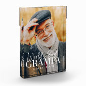 Beste Grampa van de wereld sinds 20XX Modern Chic Fotoblokken (Links)