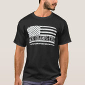 Beste Grampen ooit Amerikaanse vlag opa T-shirt (Voorkant)