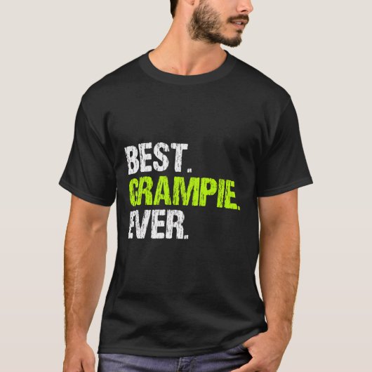 Beste Grampie ooit Grappig Cool Vaderdag Gift T-shirt (Voorkant)