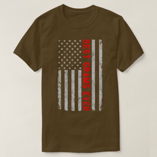 Beste Gramps ooit grappige vaderdag  Amerika T-shirt (Design voorkant)