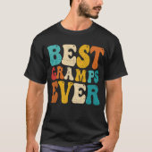 Beste Gramps Ooit Retro  Grandad Vaderdag T-shirt (Voorkant)