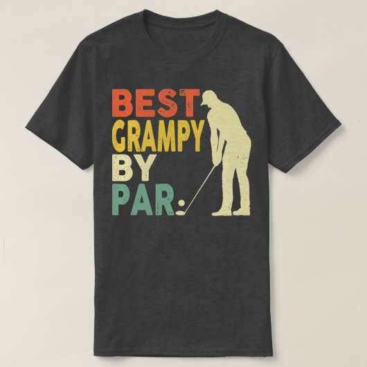  beste grampy door het paarse golfbreker GIF T-shirt (Design voorkant)