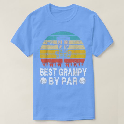 beste grampy door Par Disk Golf Vader T-shirt (Design voorkant)