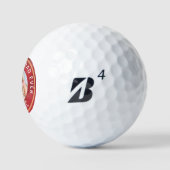 Beste GrandDad ooit Foto Persoonlijke naam Golfballen (Logo)
