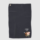 Beste GRANDFATHER van PAR-Funny Golf Golfing Golfhanddoek (Voorkant)