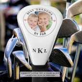 BESTE GRANDMA DOOR PAR FotoMonogram Initiaal Hart Golfheadcover