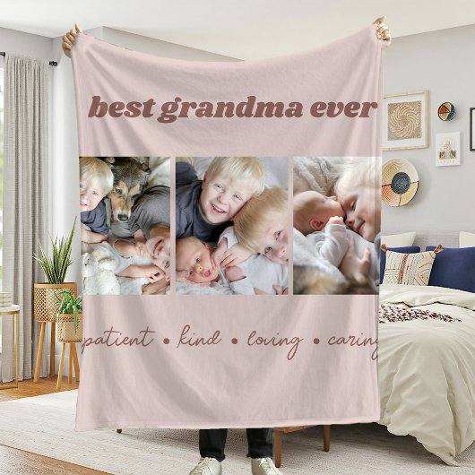 Beste Grandma Ever - Aangepast Fleece Deken