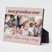Beste Grandma Ever - Aangepast Fotoplaat (Zijkant)