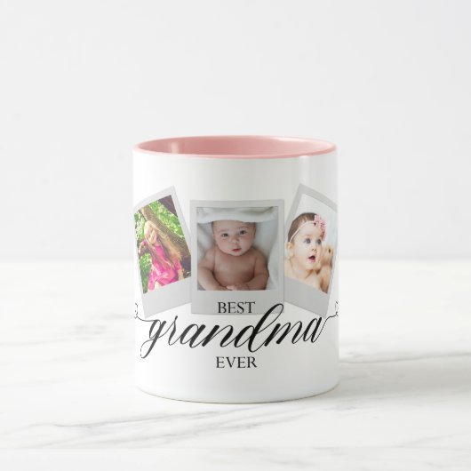 Beste Grandma Ever - Aangepaste Aangepaste fotoser Mok (Midden)