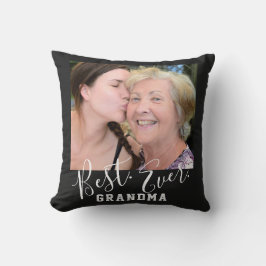 BESTE GRANDMA OOIT Moederdag Aangepaste foto Kussen