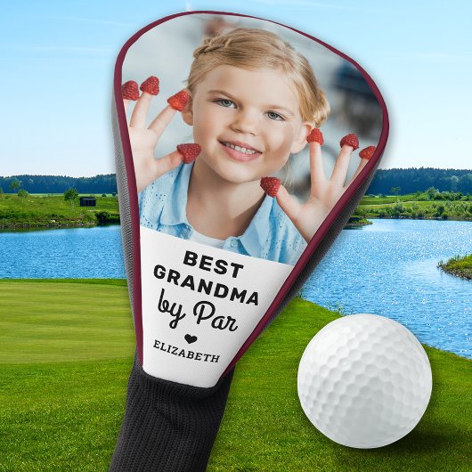 Beste GRANDMA van Par - Creëer Unique - Foto op ma Golfheadcover