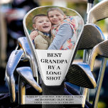 BESTE GRANDPA DOOR EEN LANGE SHOT Foto Golfheadcover<br><div class="desc">Creëer een foto golf hoofd cover voor een speciale golfer grootvader. De voorbeeldbewerkbare tekst suggereert een grappig gezegde BEST GRANDPA BY A LONG SHOT dat u gemakkelijk kunt wijzigen in uw aangepaste tekst. Een gedenkwaardig cadeau voor hem op zijn verjaardag, voor Grootouderdag, Vaderdag of voor een feestdagcadeau. FOTO TIP: Voor...</div>