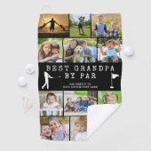 BESTE GRANDPA DOOR PAR 12 Foto-Collage, speciaal a Golfhanddoek (Insitu)