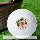 BESTE GRANDPA DOOR PAR Foto gepersonaliseerd Golfballen