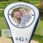 BESTE GRANDPA DOOR PAR Foto Monogram Blue Golfheadcover<br><div class="desc">Creëer voor de speciale golfliefhebber met de titel BEST GRANDPA BY PAR, een unieke foto-golfhoofdbedekking met een foto en zijn monogram in een bewerkbare blauwe kleur en een blauwe buidel die je kunt aanpassen op de pagina met de voorkeur voor bestellingen. PHOTO TIP: Kies een foto met het onderwerp in...</div>