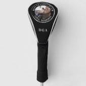 BESTE GRANDPA DOOR PAR Foto Monogram Golf Head Hoe Golfheadcover (Voorkant)