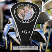 BESTE GRANDPA DOOR PAR Foto Monogram Golf Head Hoe Golfheadcover