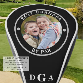 BESTE GRANDPA DOOR PAR Foto Monogram Golf Head Hoe Golfheadcover
