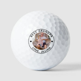 BESTE GRANDPA DOOR PAR FotoMonogram Golfballen