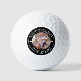 BESTE GRANDPA DOOR PAR FotoMonogram Golfballen
