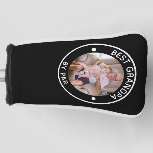 BESTE GRANDPA DOOR PAR FotoMonogram Golfheadcover (Voorkant)