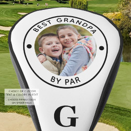 BESTE GRANDPA DOOR PAR Monogram Foto Golf Head Hoe Golfheadcover