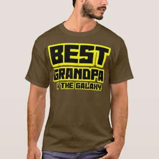 BESTE GRANDPA IN DE GALAXY Papa Sci Fi F T-shirt