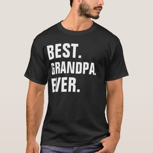 BESTE GRANDPA OOIT T-SHIRT (Voorkant)