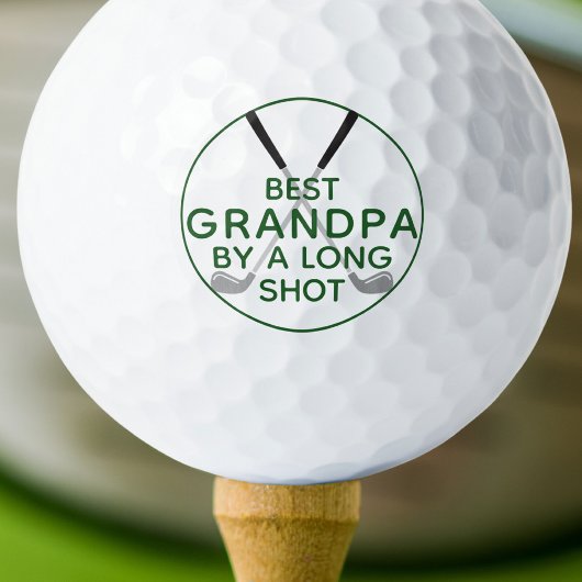 BESTE GRANDPA VAN LONG SHOT Funny Green Golf Clubs Golfballen