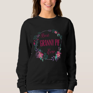 Beste Granny Pie Ooit Roze Bloemen Leuk Tante Oma Trui