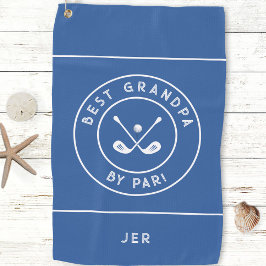 Beste Granpa van Par | Grappige Golfer Humor Golfhanddoek