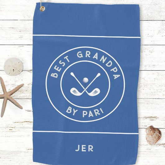 Beste Granpa van Par | Grappige Golfer Humor Golfhanddoek