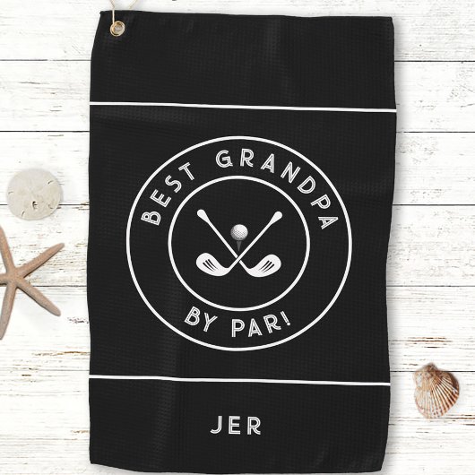 Beste Granpa van Par | Grappige Golfer Humor Golfhanddoek