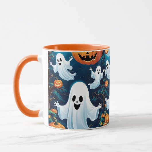 Beste Grappige Spooky Schattigee Halloween liefheb Mok (Links)