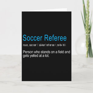 Beste grappige voetbal scheidsrechter definitie Fu Kaart