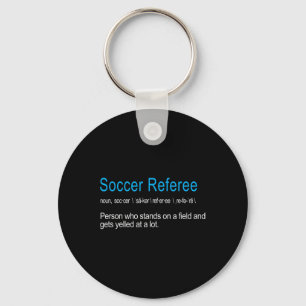 Beste grappige voetbal scheidsrechter definitie Fu Sleutelhanger