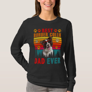 beste grens Collie Pa ever Cute Dog Sungl T-shirt