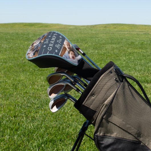 Beste grijnem op papier | 3 Foto Golfheadcover (Insitu)