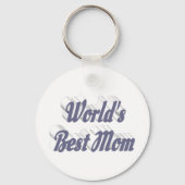 Beste grijze tekst van mama sleutelhanger (Achterkant)