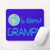 Beste grijze wereld muismat (Met muis)