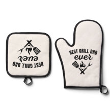 Beste Grill Dad Ooit Oven Mitt en Pot Holders