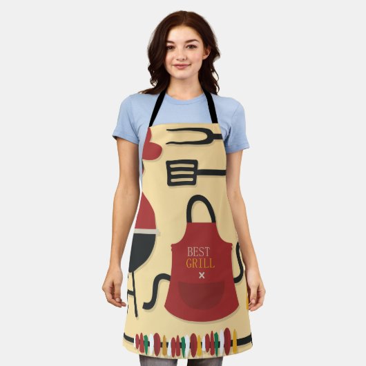 Beste Grill - Grillin Gadgets Schort (Gedragen)