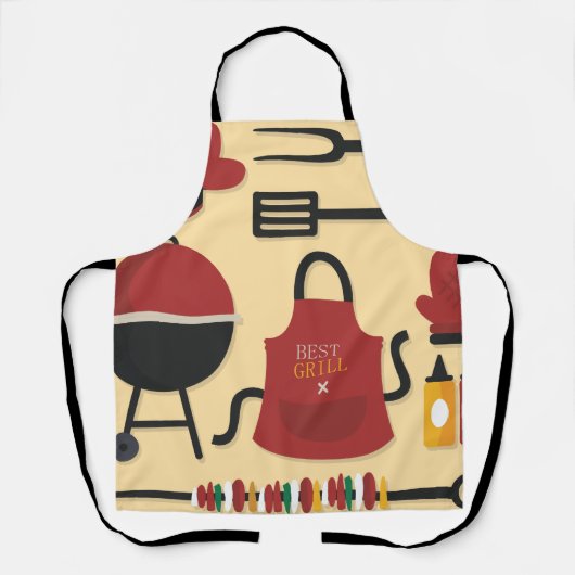 Beste Grill - Grillin Gadgets Schort (Voorkant)