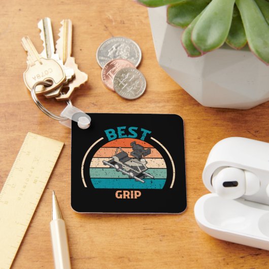 Beste Grip - Retro Style Sleutelhanger (Bureau)