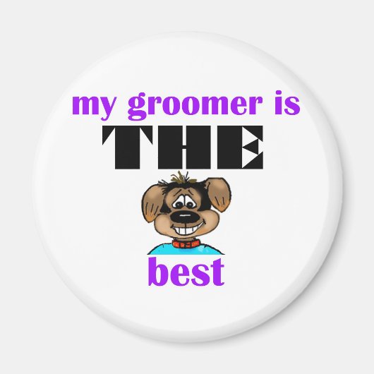 Beste Groomer Magneet (Voorkant)