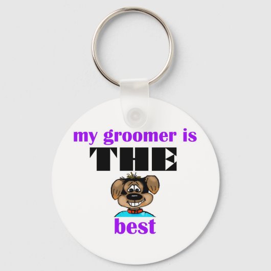 Beste Groomer Sleutelhanger (Voorkant)
