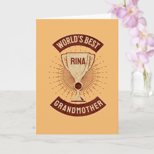 Beste grootmoeder en naamsverandering in de  werel kaart (Orchidee)